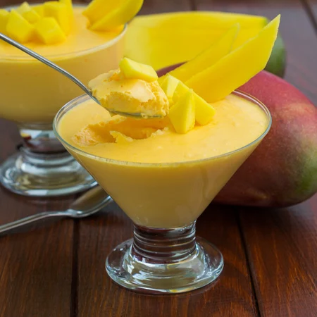 Mousse de mangue Mousse de mangue